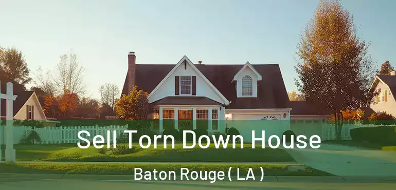  Sell Torn Down House Baton Rouge ( LA )